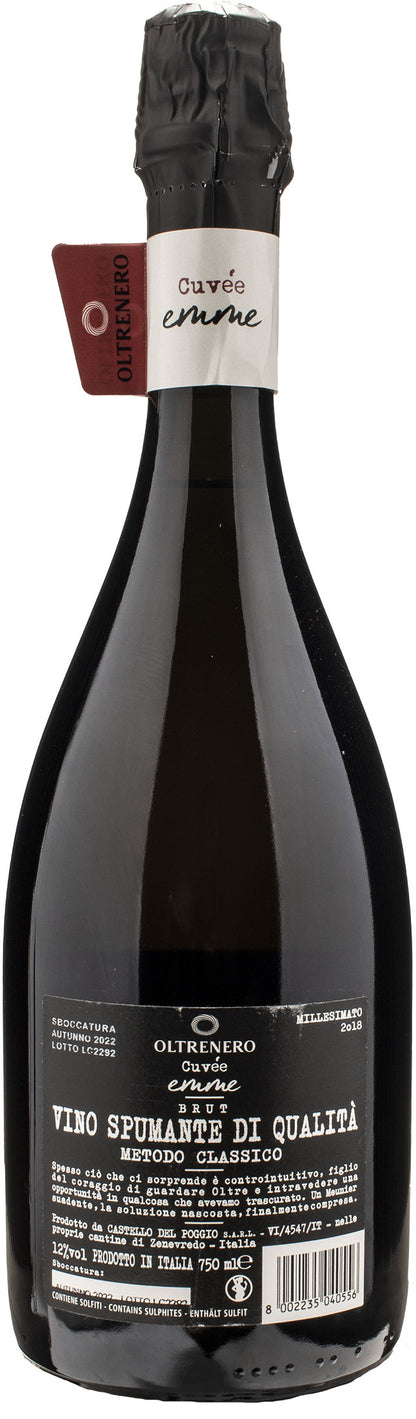 Oltrenero Cuvee Emme Metodo Classico Brut 2018