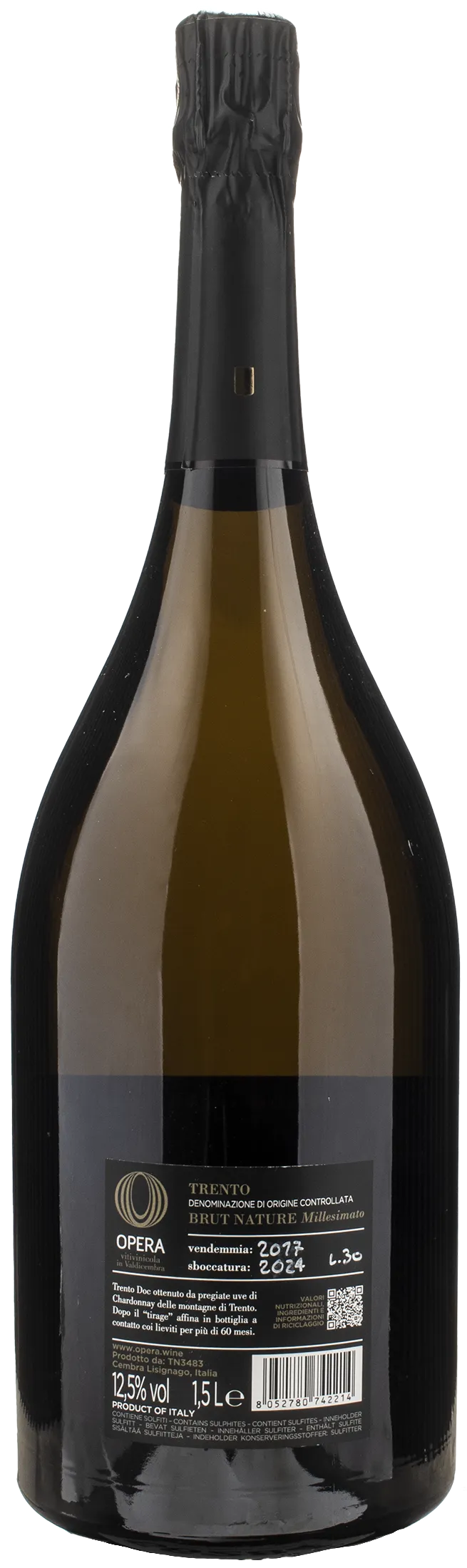 Opera Trento Brut Nature Millesimato Magnum 2017
