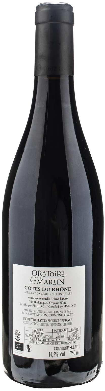 Oratoire de Saint Martin Cotes du Rhone Les P'tits Gars 2023