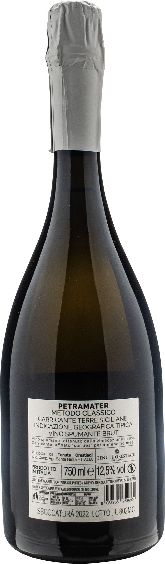 Orestiadi Metodo Classico Carricante Petramater Brut