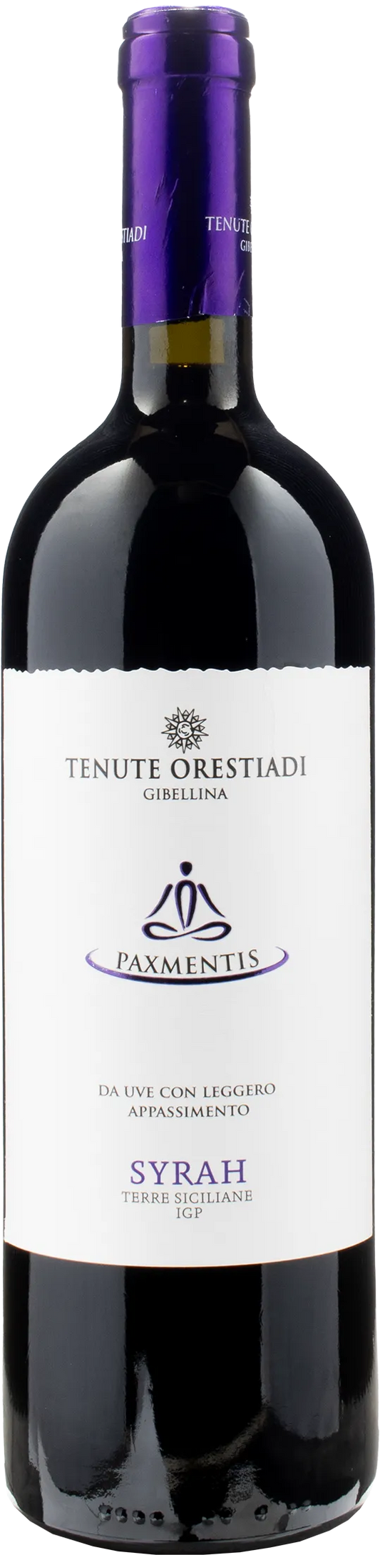Orestiadi Paxmentis Leggermente Appassito Syrah 2022