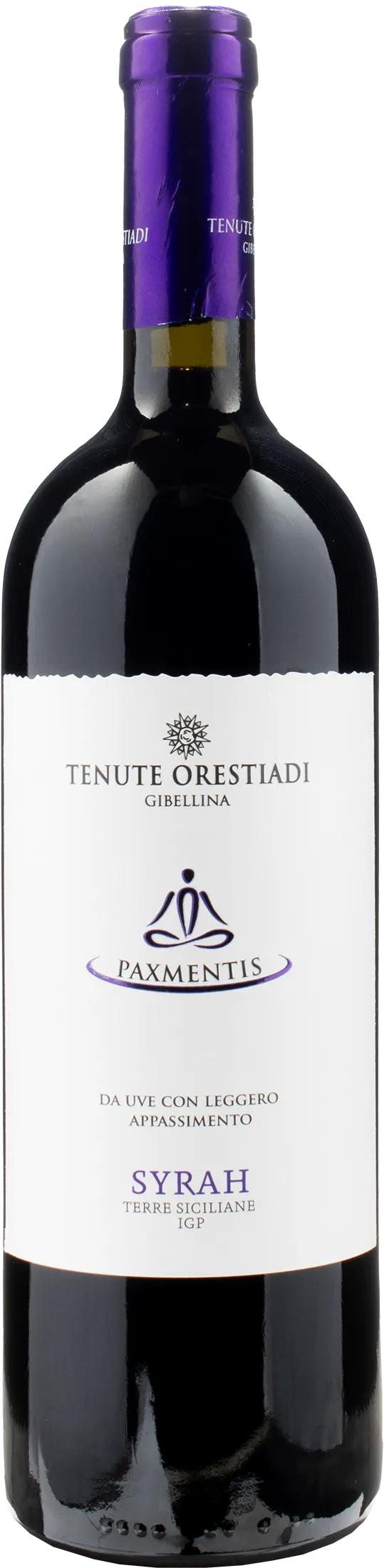 Orestiadi Paxmentis Leggermente Appassito Syrah 2022