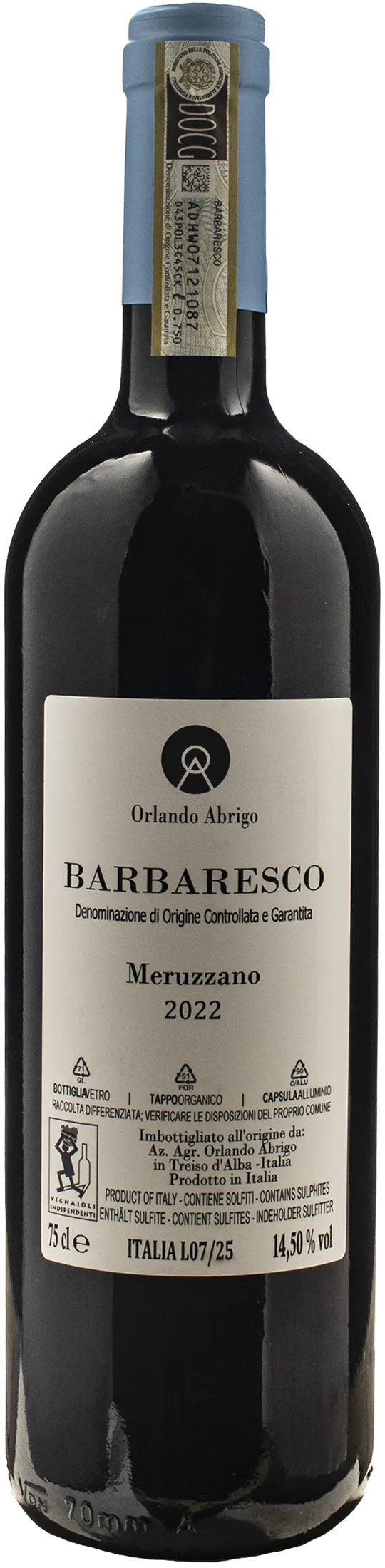Orlando Abrigo Barbaresco Meruzzano 2022