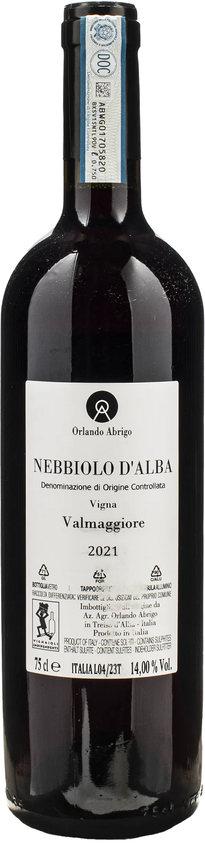 Orlando Abrigo Nebbiolo d'Alba Valmaggiore 2021