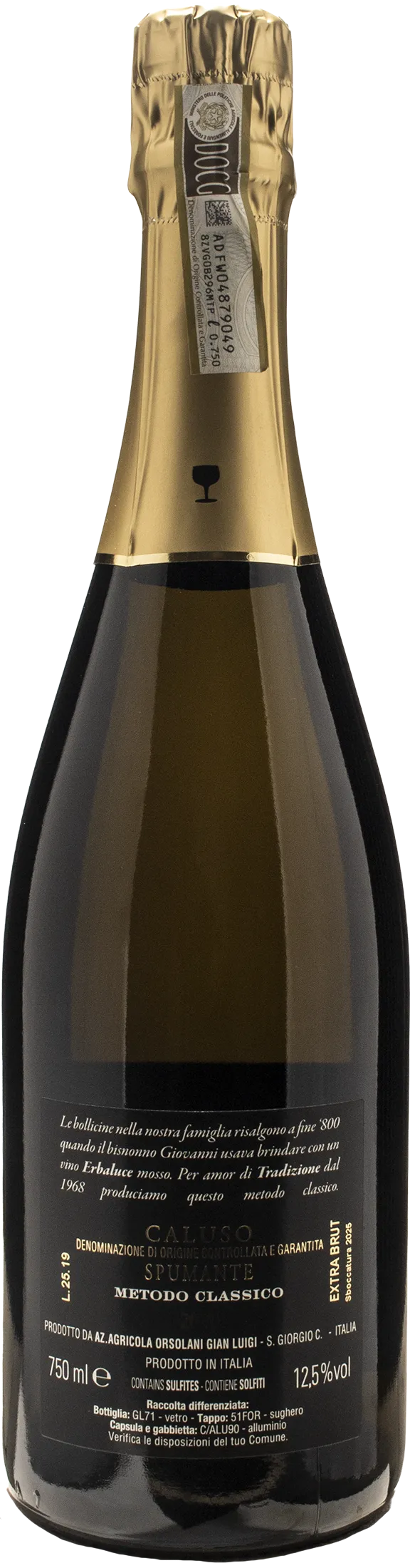 Orsolani Caluso Spumante Cuvee Tradizione Extra Brut 2020