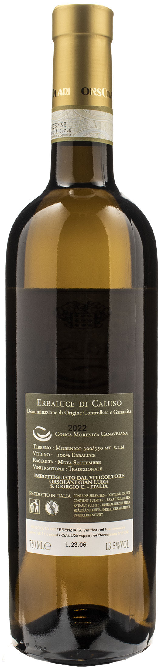 Orsolani Erbaluce di Caluso La Rustia 2022