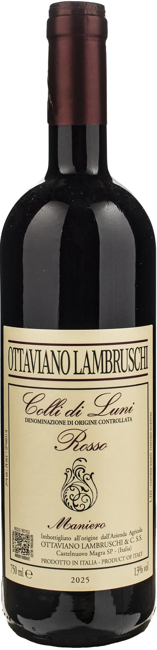 Ottaviano Lambruschi Colli di Luni Rosso Maniero 2025