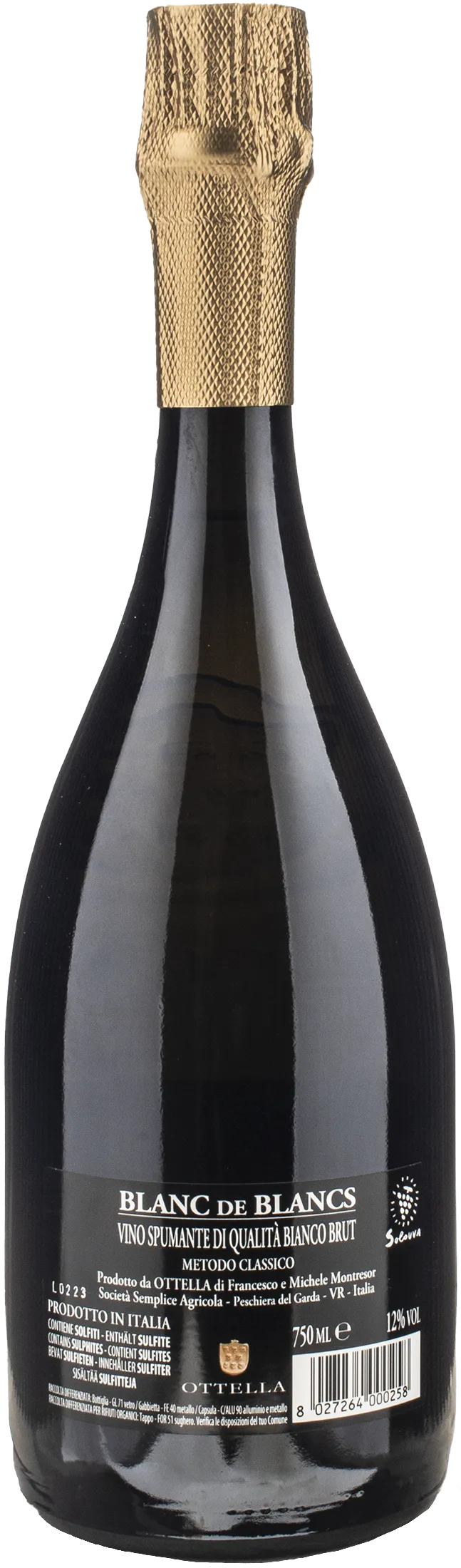 Ottella Blanc de Blancs Metodo Classico Brut