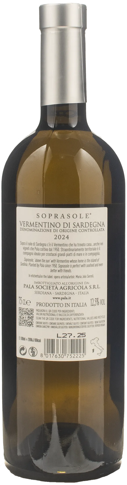 Pala Vermentino di Sardegna Soprasole 2024