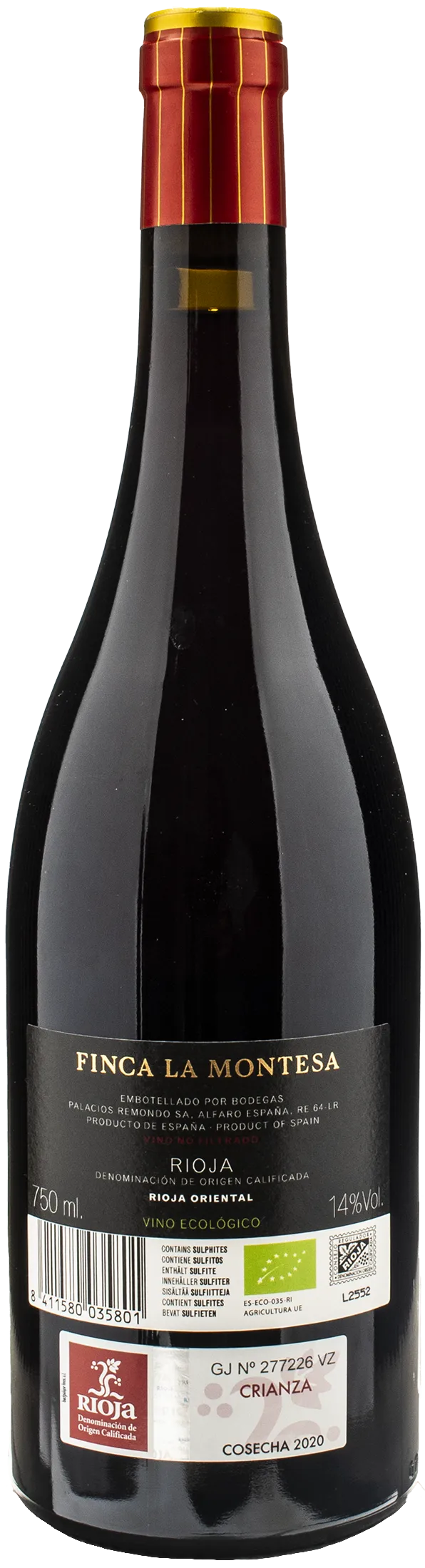 Palacios Remondo Rioja Finca La Montesa 2020