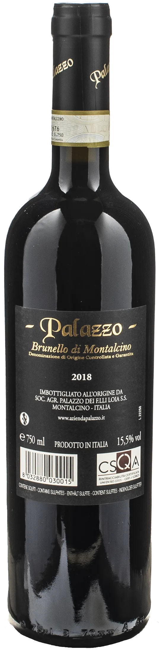 Palazzo Brunello di Montalcino 2018