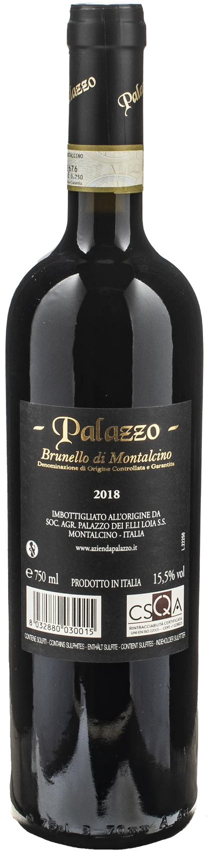 Palazzo Brunello di Montalcino 2018