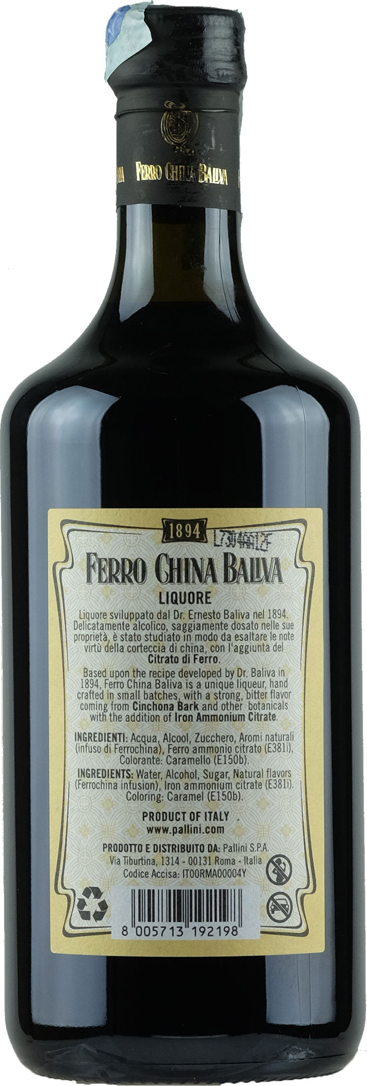 Pallini Ferrochina Baliva
