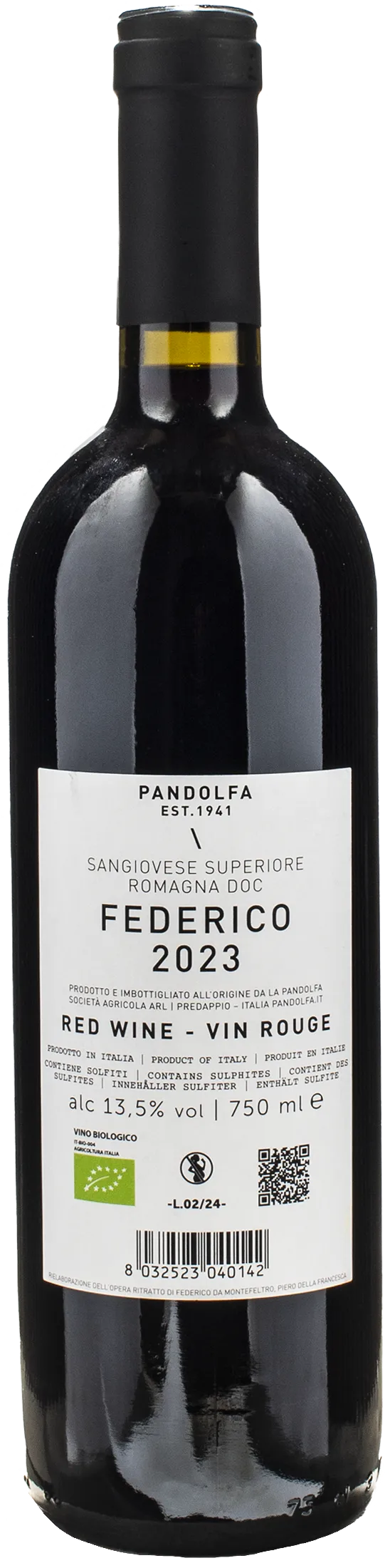 Pandolfa Sangiovese Superiore Federico 2023