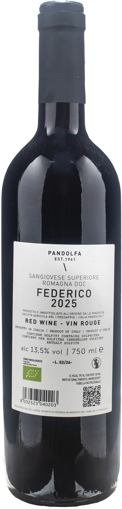 Pandolfa Sangiovese Superiore Federico 2025