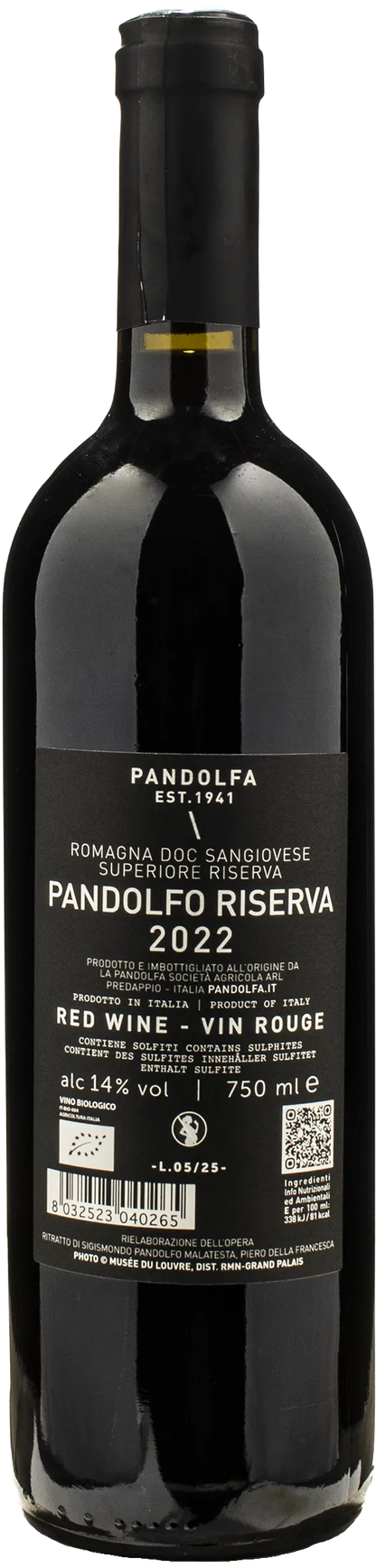 Pandolfa Sangiovese Superiore Pandolfo Riserva 2022