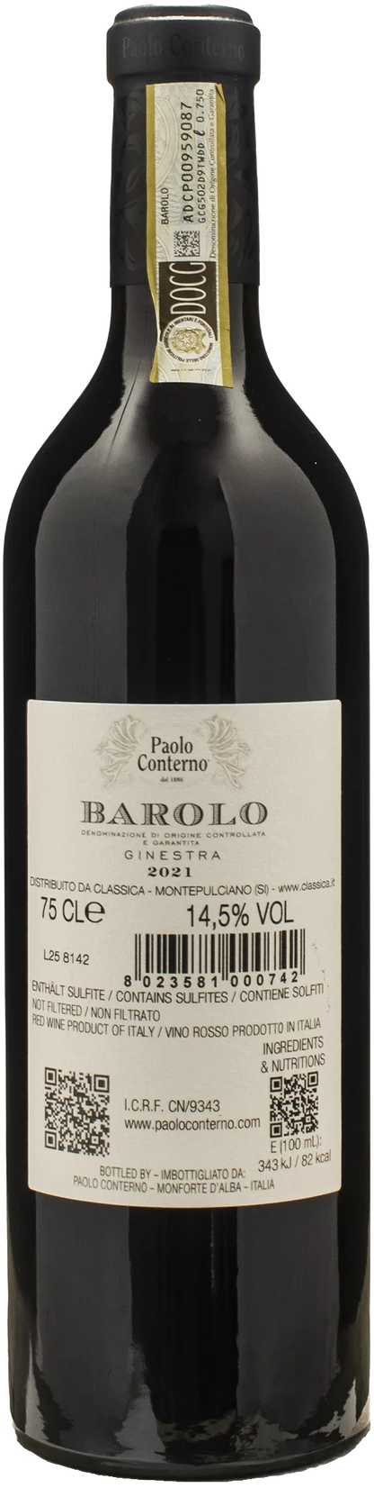 Paolo Conterno Barolo Ginestra 2021