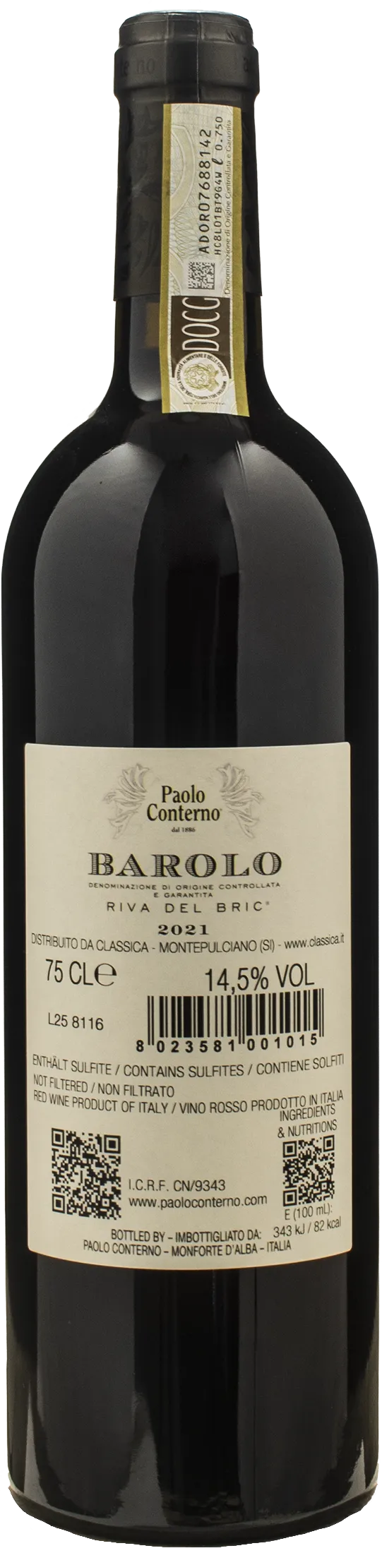 Paolo Conterno Barolo Riva del Bric 2021