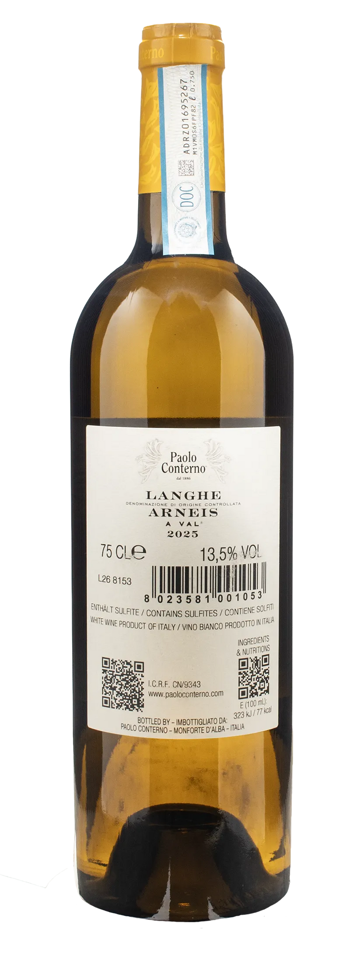 Paolo Conterno Langhe Arneis A Val 2025