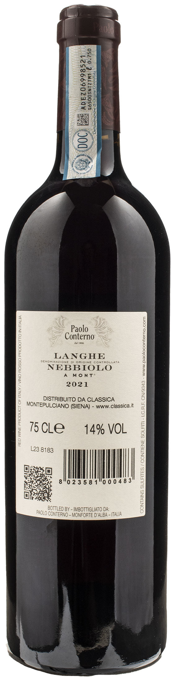 Paolo Conterno Langhe Nebbiolo A Mont 2021
