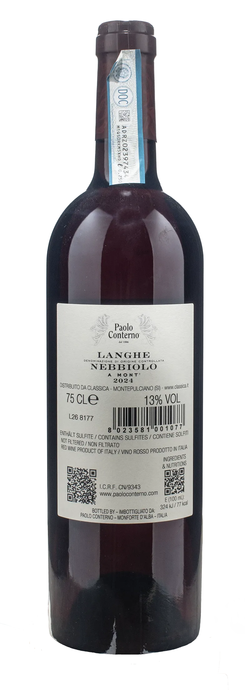 Paolo Conterno Langhe Nebbiolo A Mont 2024