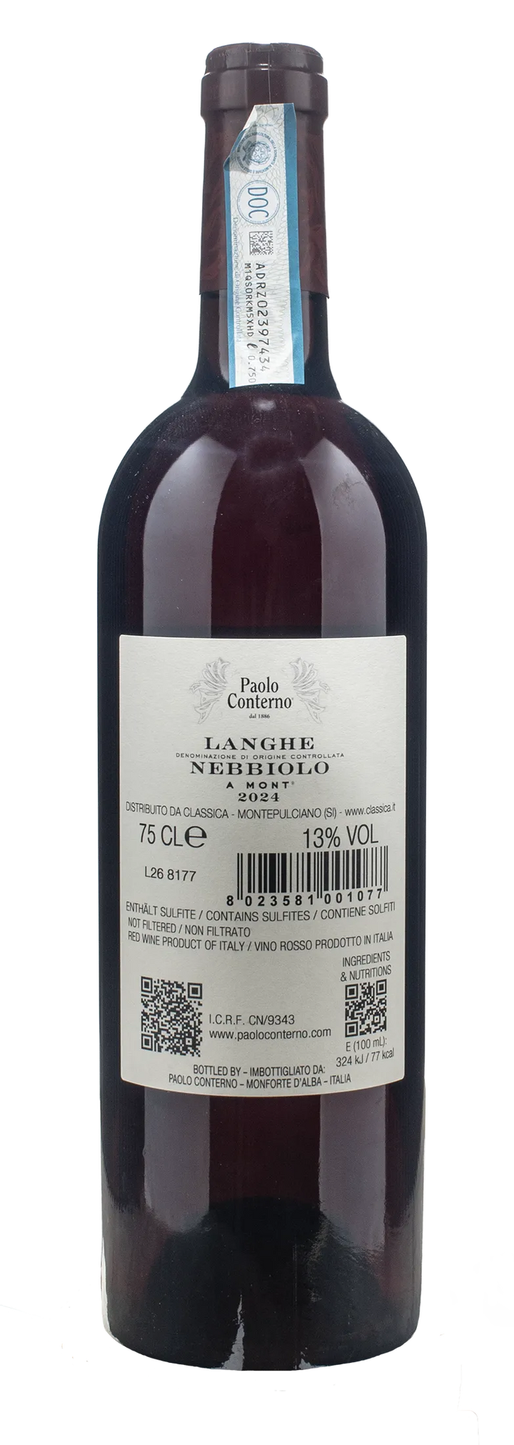Paolo Conterno Langhe Nebbiolo A Mont 2024