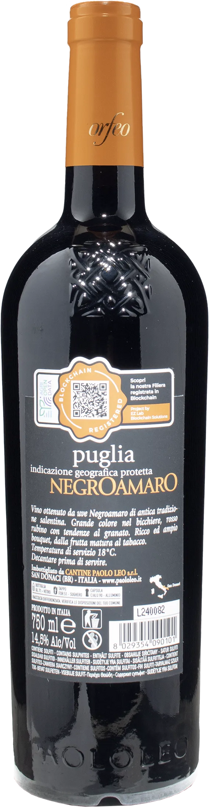 Paolo Leo Orfeo Negroamaro 2022