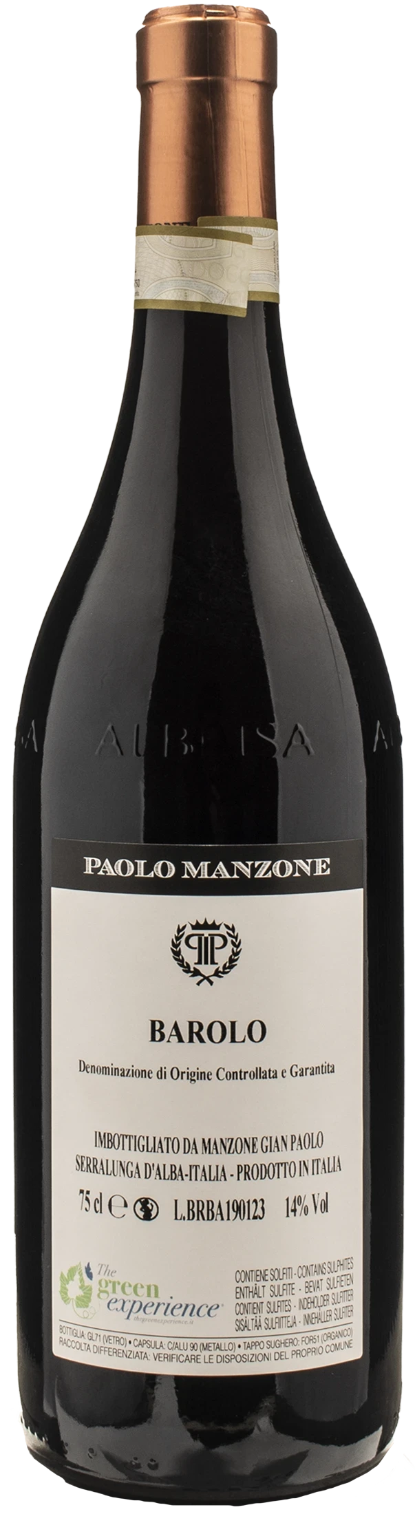 Paolo Manzone Barolo 2019