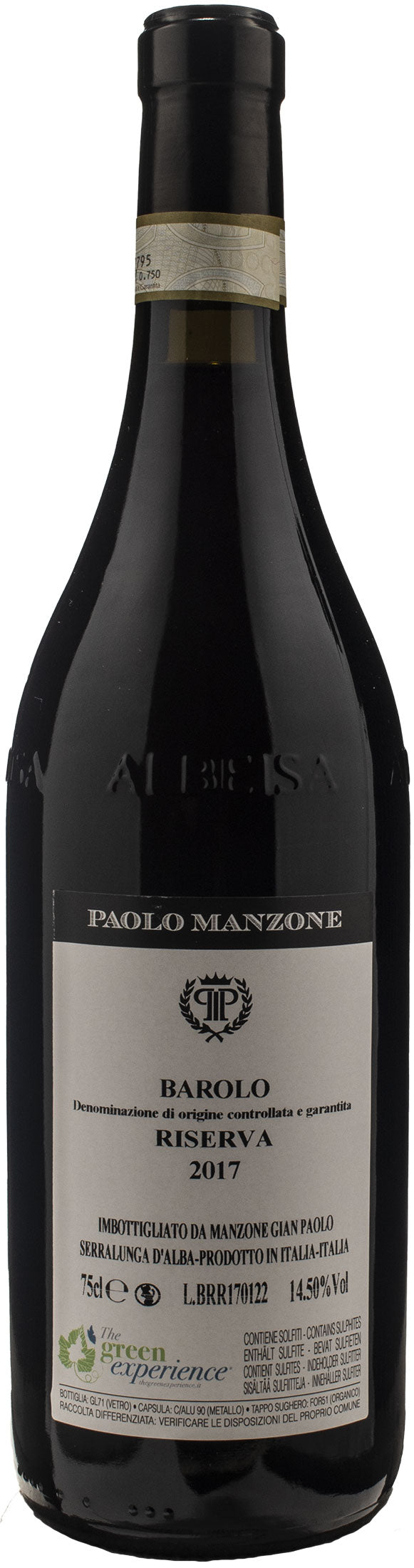 Paolo Manzone Barolo Riserva 2017