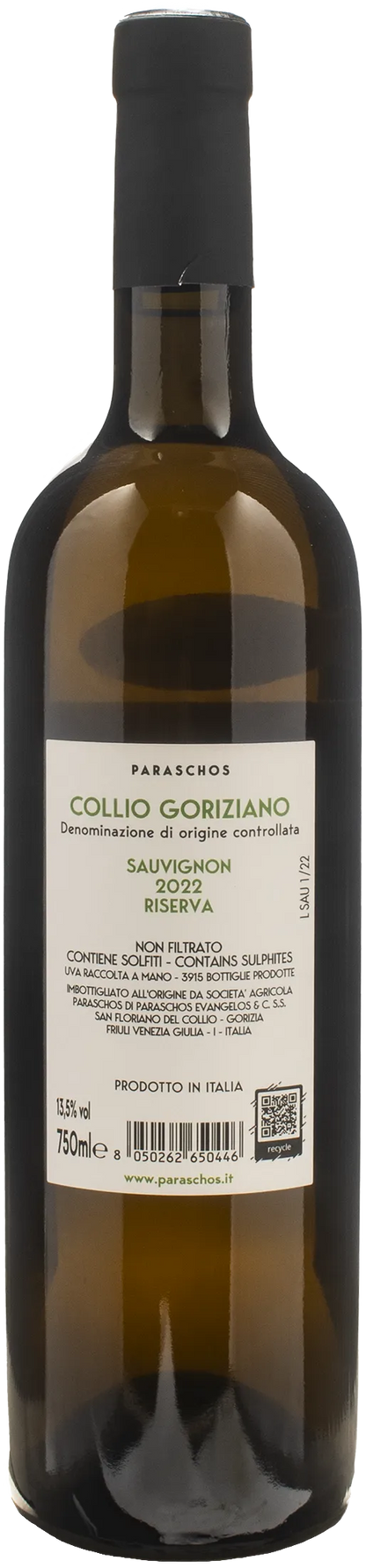 Paraschos JBZ Sauvignon Riserva 2022