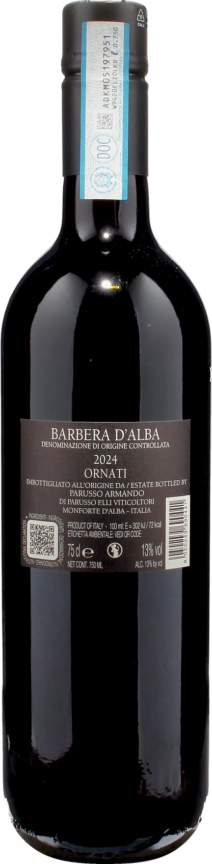 Parusso Barbera D'Alba Ornati 2024