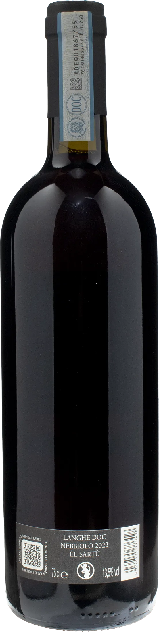 Parusso Langhe Nebbiolo El Sartù 2022