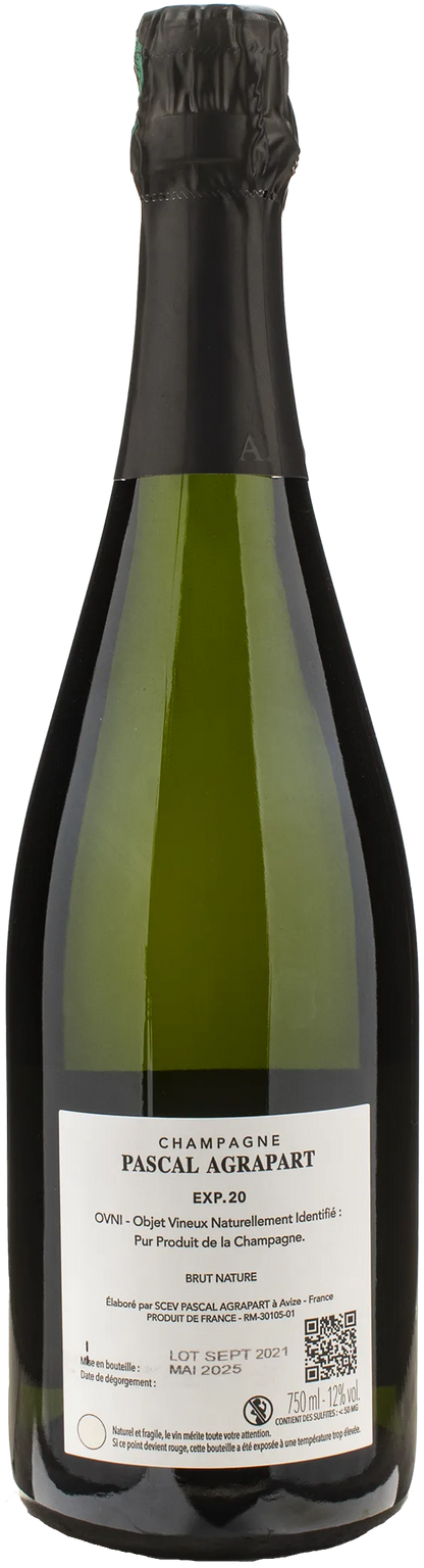 Pascal Agrapart Champagne Grand Cru Blanc de Blancs Brut Nature Experience 20