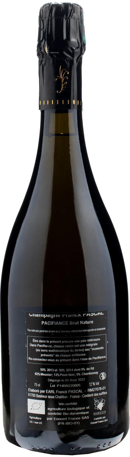Pascal Champagne Pacifiance Extra Brut
