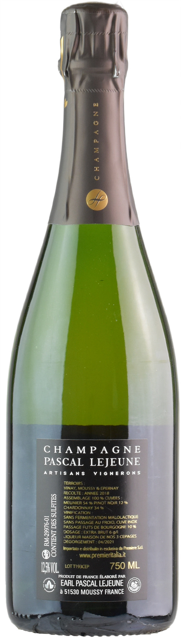 Pascal Lejeune Champagne Cuvée Métonymie Extra Brut