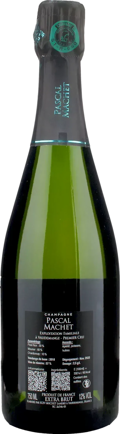 Pascal Machet Champagne Premier Cru Extra Extra Brut