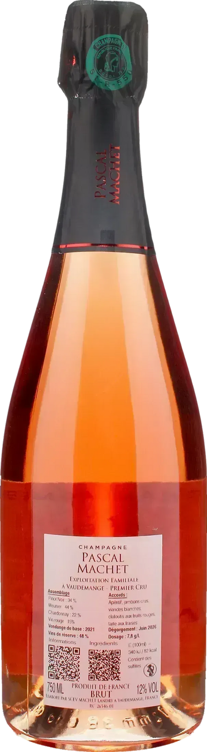 Pascal Machet Champagne Premier Cru Rosé Brut