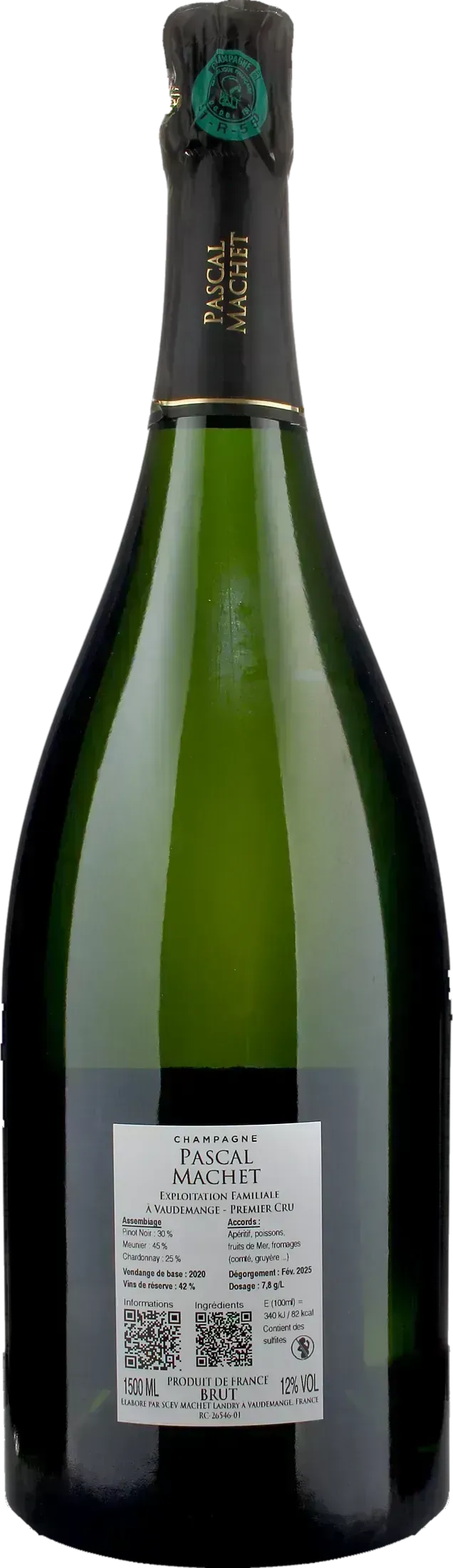 Pascal Machet Champagne Premier Cru Tradition Brut Magnum
