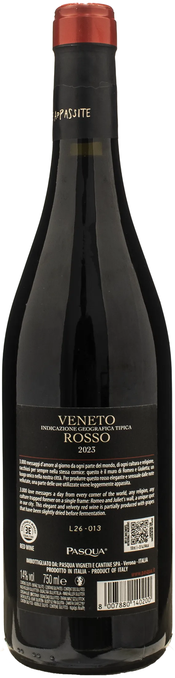 Pasqua Romeo & Juliet Passione Sentimento Rosso 2023