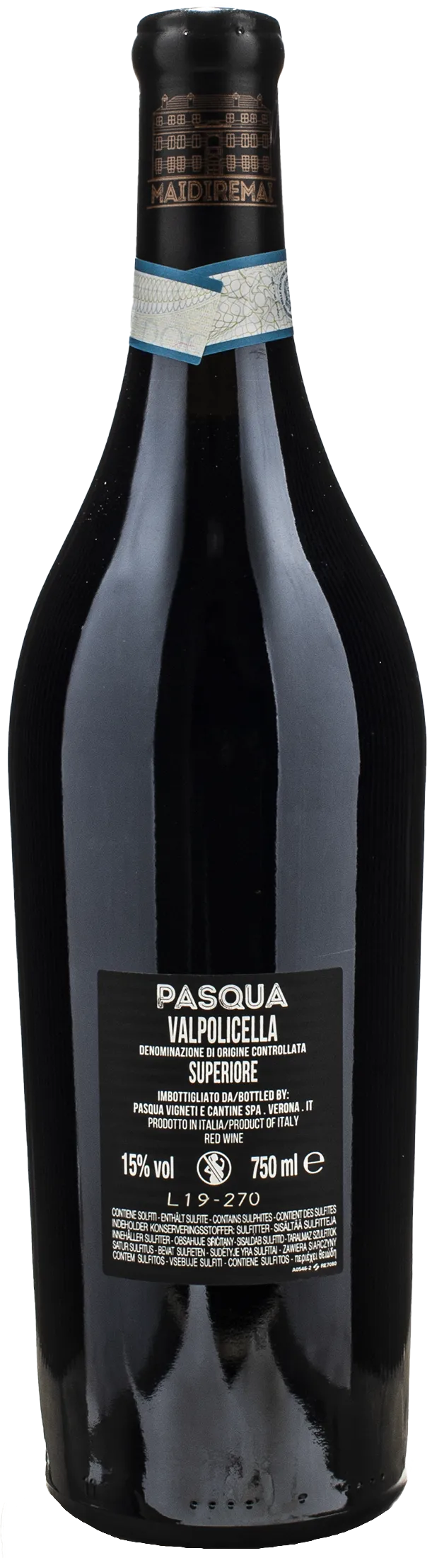 Pasqua Valpolicella Superiore Mai Dire Mai 2015