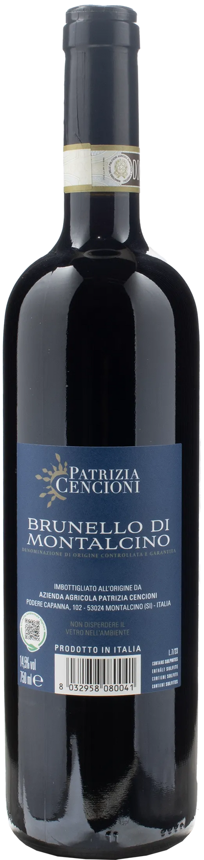 Patrizia Cencioni Brunello di Montalcino 2019