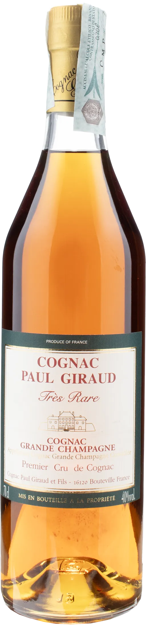 Paul Giraud Premier Cru de Cognac Grande Champagne Tres Rare 0.7L