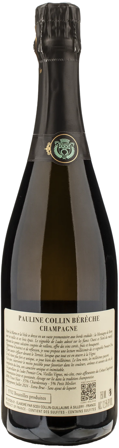 Pauline Collin Bereche Champagne 1er Cru Ludes Vieilles Vignes Vintage 2019