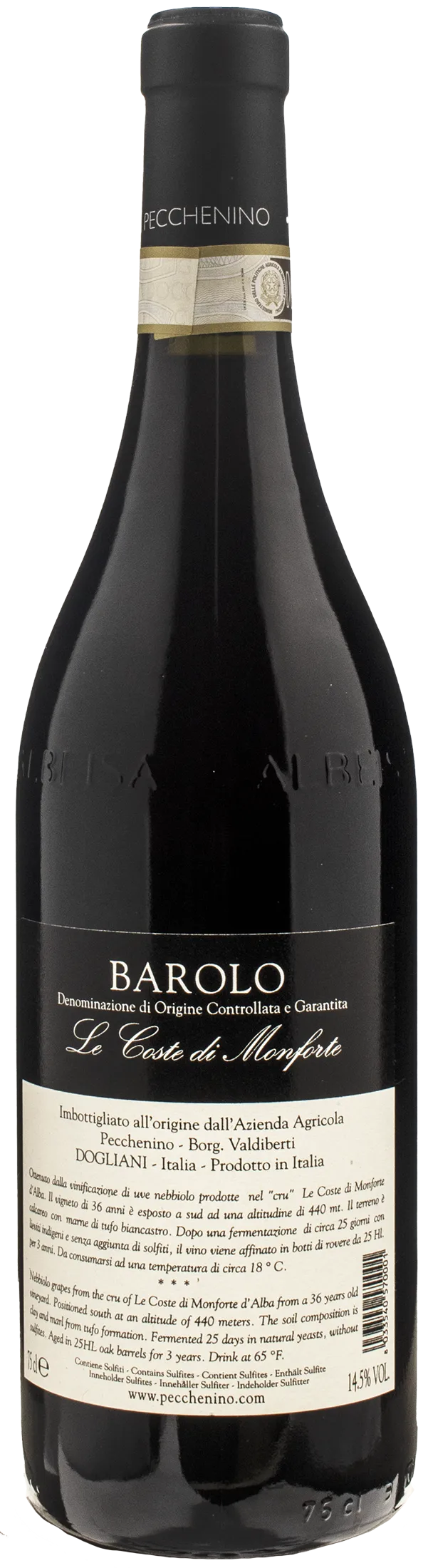 Pecchenino Barolo Le Coste di Monforte 2019