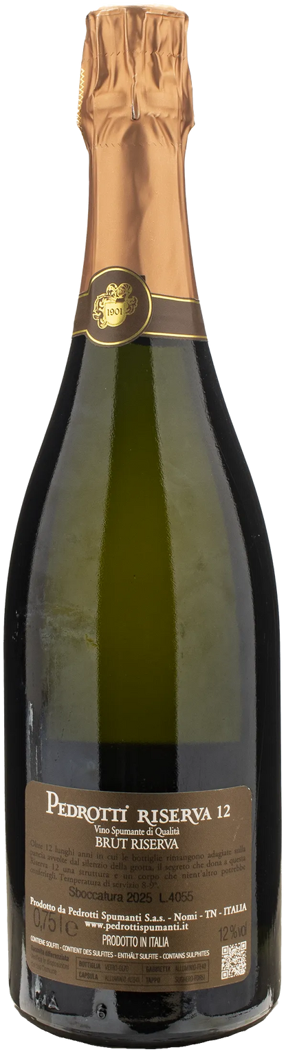 Pedrotti Trento Brut Riserva 12 Metodo Classico