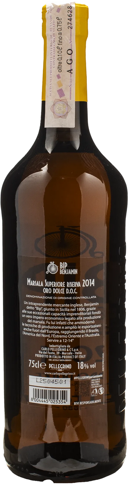 Pellegrino Marsala Superiore Oro Dolce Bip Benjamin Riserva 2014