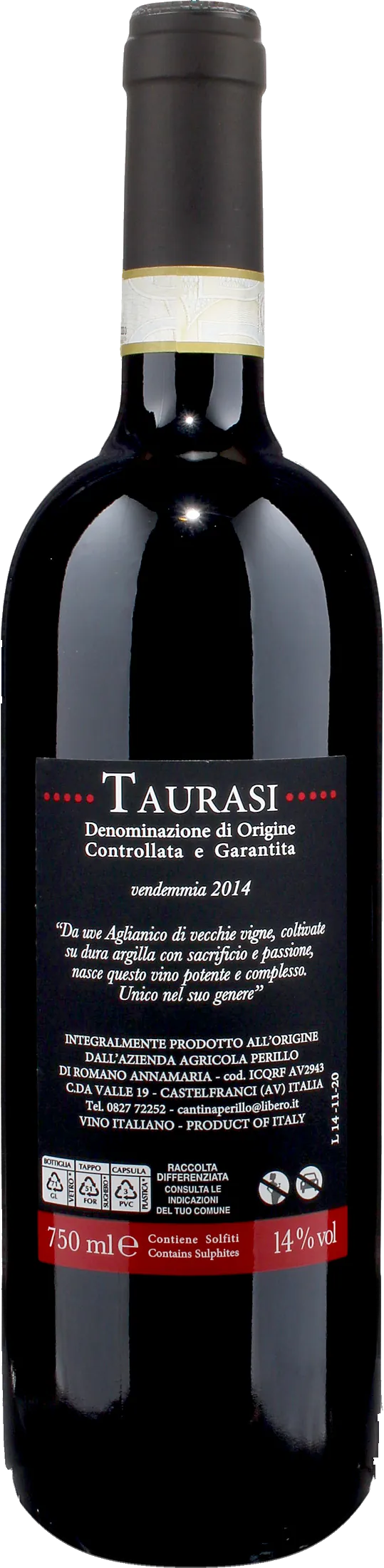 Perillo Taurasi 2014