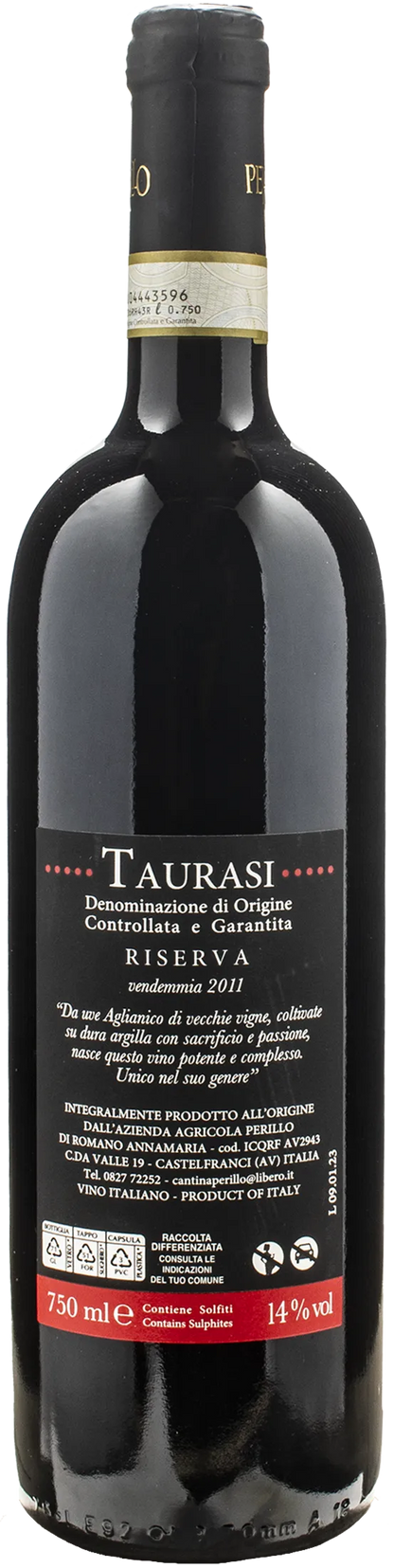 Perillo Taurasi Riserva 2011