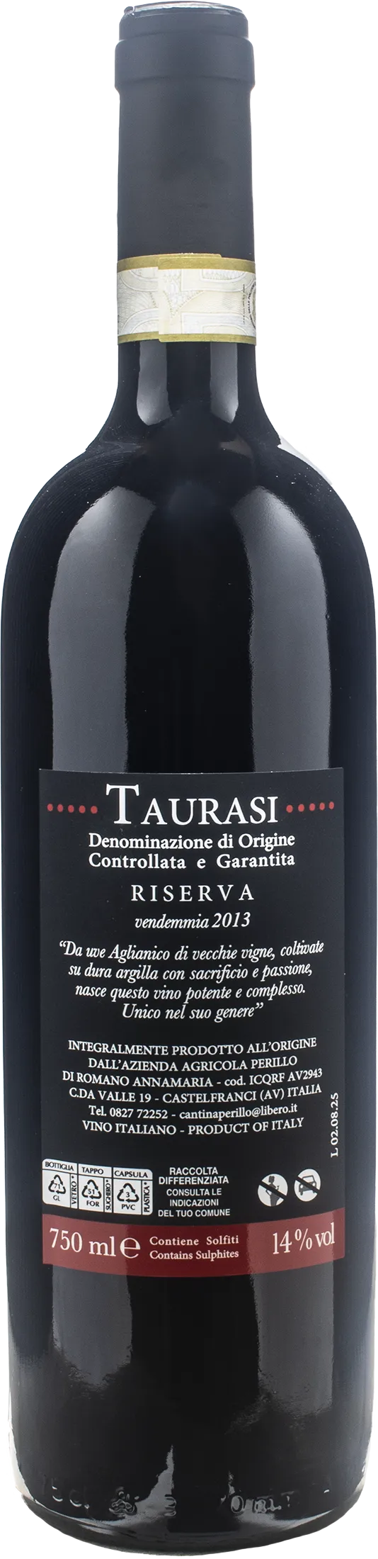 Perillo Taurasi Riserva 2013