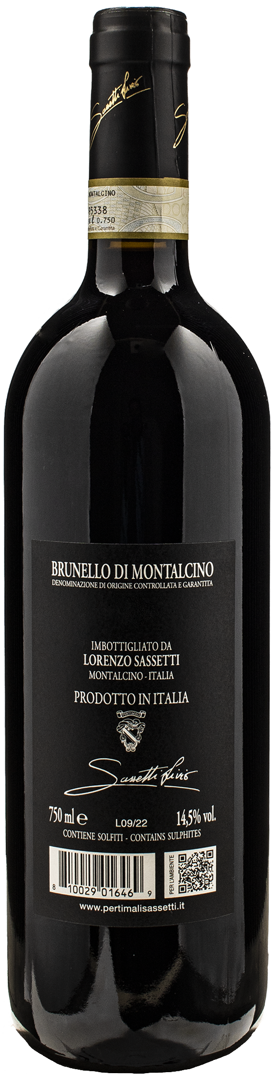 Pertimali Sassetti Brunello di Montalcino 2018